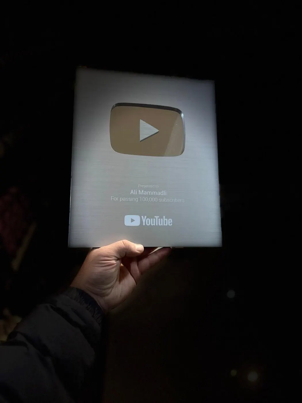 YouTube Silver Play Button
