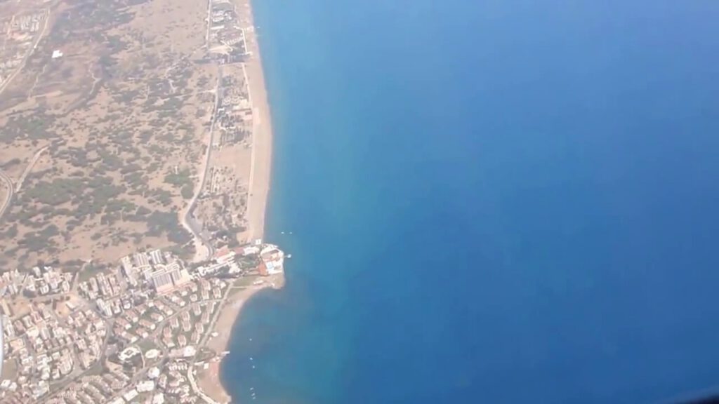 Antalya sahili təyyarədən, 2012